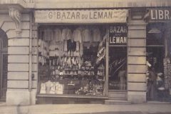 Vitrine à l'époque