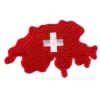 Ecusson à coudre Croix suisse - Forme suisse