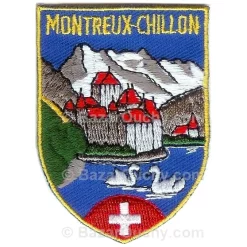 Nähabzeichen Montreux-chillon
