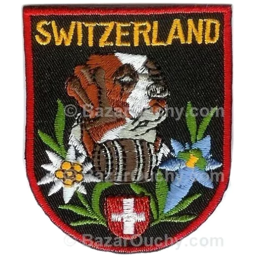 Swiss sew-on badge - Saint-Bernard