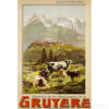 Póster Cartel retro Gruyere