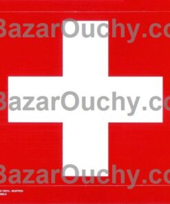 Autocollant Croix Suisse
