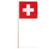 Drapeau croix suisse avec baton