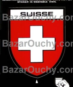 Autocollant ecusson Suisse