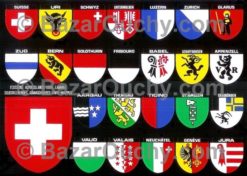 Sticker Swiss cantons