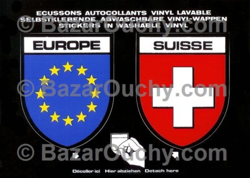 Autocollant Europe - Suisse