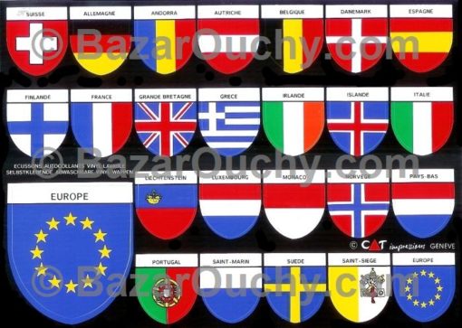 Autocollant pays