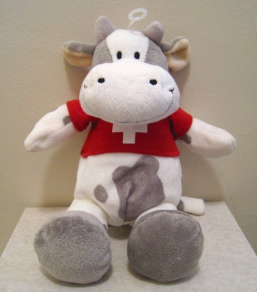 Peluche Vache velours 20cm