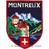 Ecusson coudre Montreux - Chillon - Noir