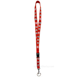 Tour cou edelweiss et croix suisse - Lanyard