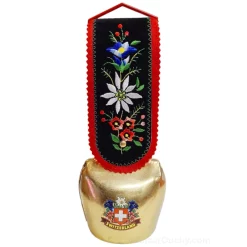 Cloche suisse - Courroie brodée