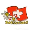 Magnet Magnet - Schweizer Flagge 2 Edelweiß