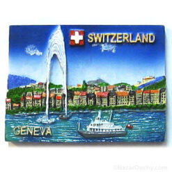 Magnet aimant Geneve jet eau bateau_