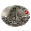 Geneva magnet - Oval metal