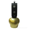 Cloche de vache suisse - Dore - Courroie Edelweiss
