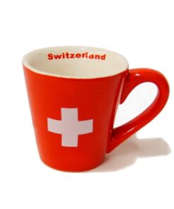 Tasse expresso espresso croix suisse