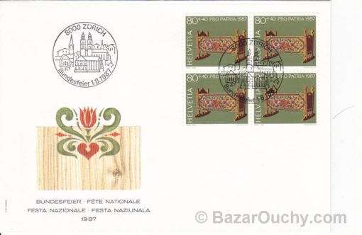 Timbre suisse 0015