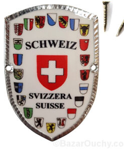 Décoration baton de marche - Cantons suisses_
