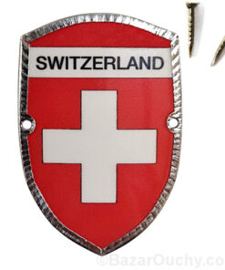 Décoration baton de marche - Croix suisse - Switzerland_