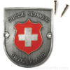 Décoration baton de marche - Croix suisse_