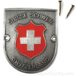 Walking stick decoration - Swiss cross_