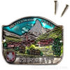 Décoration baton de marche - Zermatt_