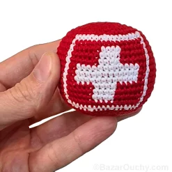 Pelota aki cruzada suiza