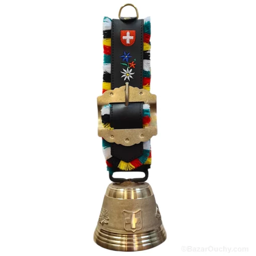 Cloche suisse en bronze - 28cm