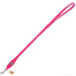 Gold metal cow leather leash