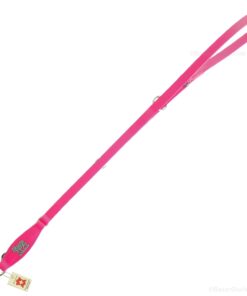 Laisse en cuir vache en métal dorée