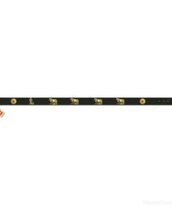 Ceinture avec vache en métal Appenzell en cuir