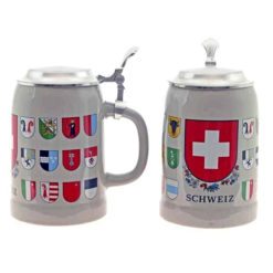 Swiss beer mug