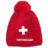 Bonnet rouge croix suisse