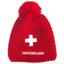 Bonnet rouge croix suisse