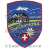 Distintivo da cucito svizzero - Chalet - Arrotondato