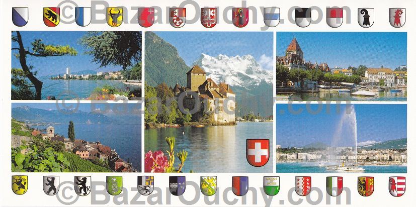 Carte Suisse en relief 3D - BazarOuchy