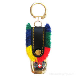 Swiss bell keychain - Traditional fringes