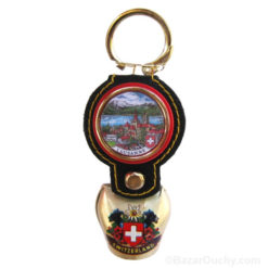 Swiss bell key ring - Lausanne round