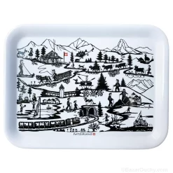 Plateau avec decoupage poya suisse