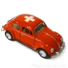 Swiss cross red beetle car