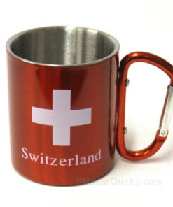 Tasse avec mousqueton en métal