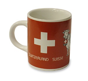 tazza di rugiada di vacca cross-svizzera