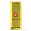 Gold ingot lighter - Swiss cross