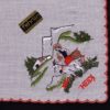 Swiss embroidered handkerchief - Heidi