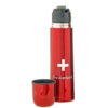 Bouteille thermos croix suisse