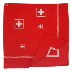 Swiss cross scarf