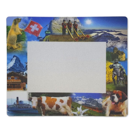 Swiss mouse pad