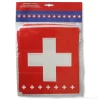 Chaine drapeau croix suisse rouge