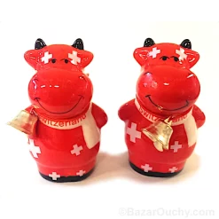 Salt and pepper - Red Swiss cow Swiss cross