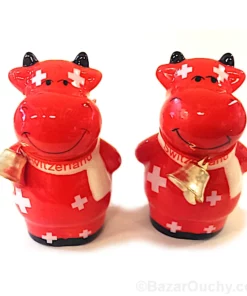 Sel et poivre - Vache suisse rouge croix suisse